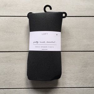 LOFT Opaque Grey Tights